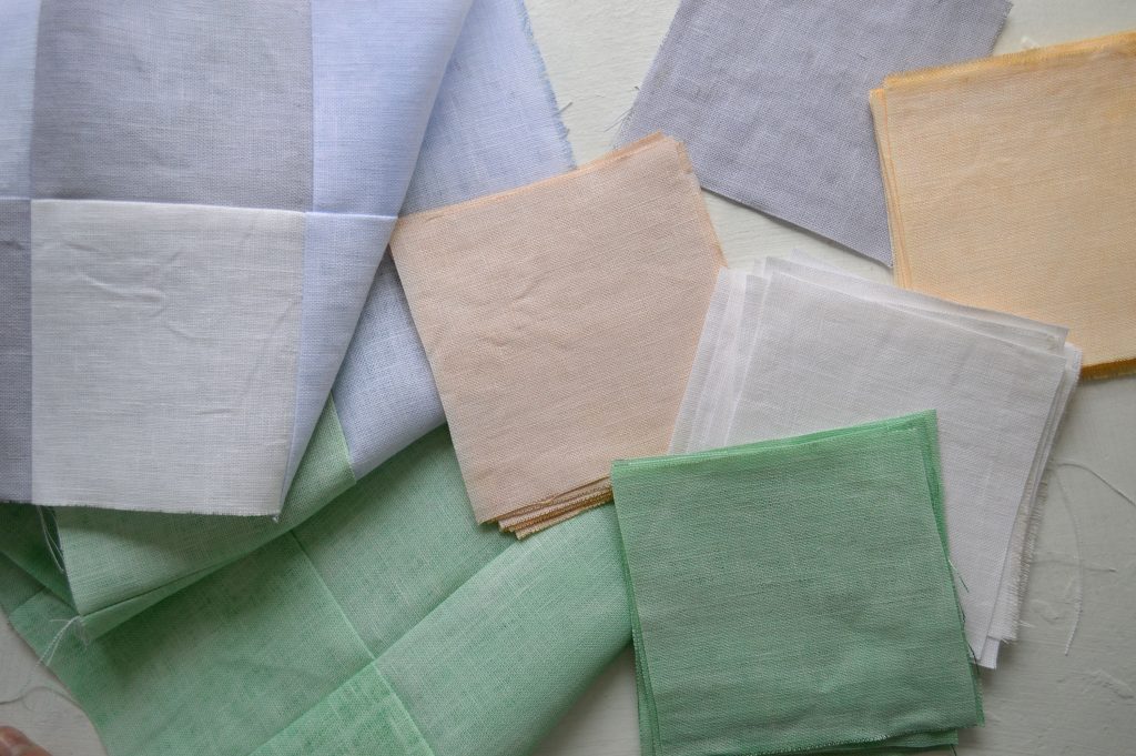 Recherches personnelles de teinture textile